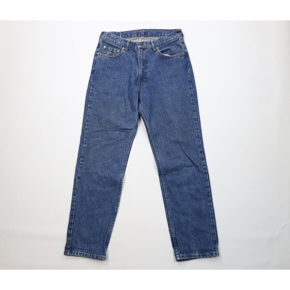 Vintage 90s Ralph Lauren Mens 32x30 Distressed Straight Leg Denim Jeans Blue USA